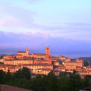 View of Sarnano with time and memories